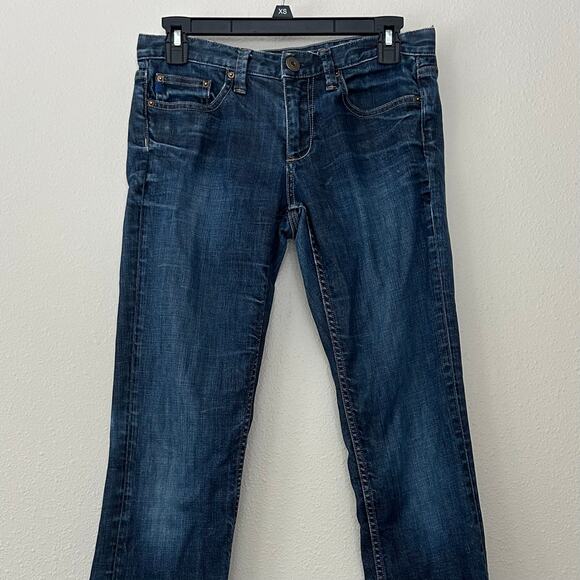 Banana Republic low rise straight leg denim jeans classic y2K style normcore 27 - Picture 2 of 10